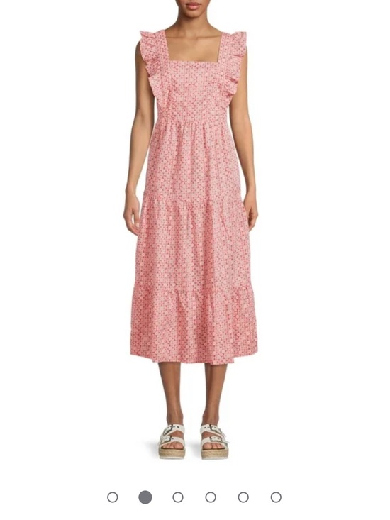 beachlunchlounge Dresses & Skirts - 100% Cotton beachlunchlounge Alicia Maxi Dress with Tie Back Tiered Maxi Small